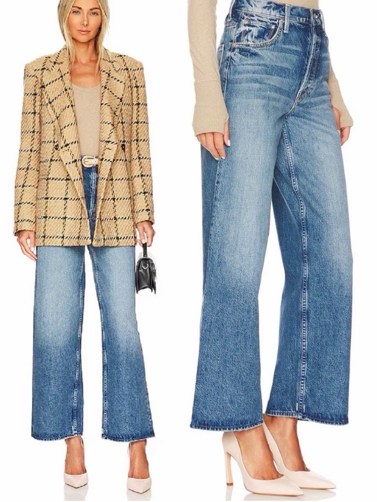 MOTHER Denim - MOTHER SUPERIOR High Waisted Spinner Skimp: A Day In The Life Of Daniel Jeans